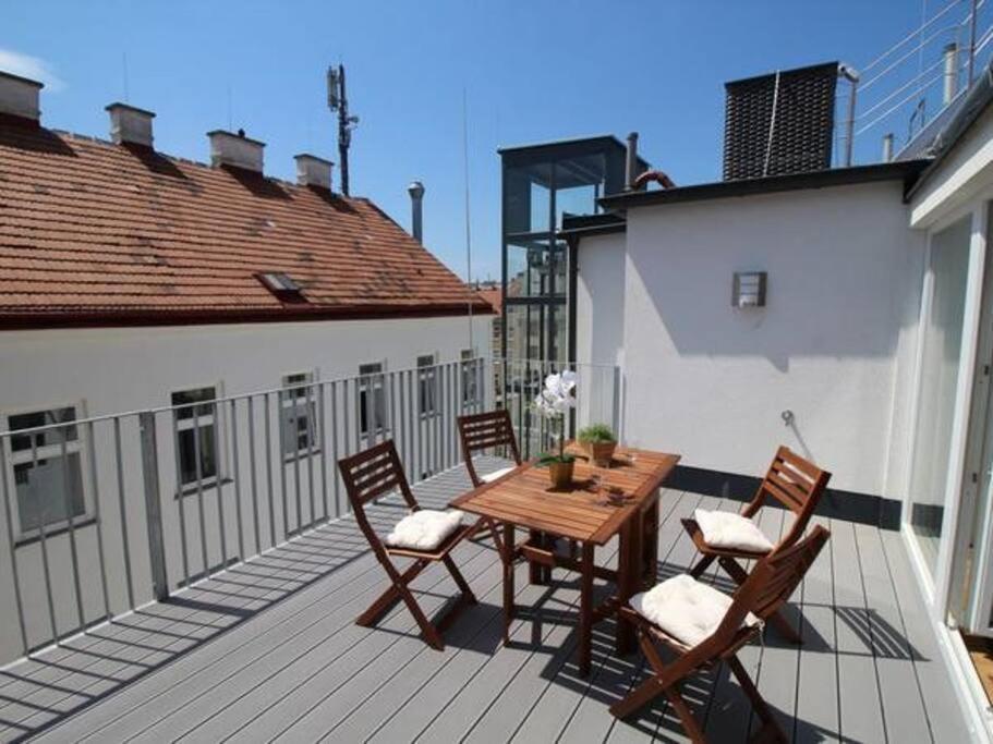 Luxury 2-Floor Rooftop Apartment With Terrace In The City Center 비엔나 외부 사진